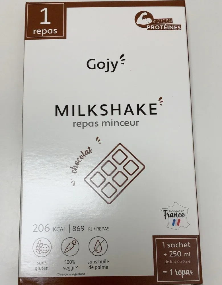 milkshake minceur chocolat