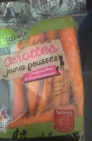 Carottes jeunes pousses