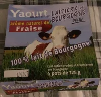 Yaourt arôme naturel de fraise