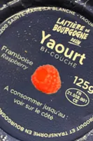 Yaourt bi-couche framboise
