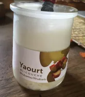 Yaourt Bi-Couche rhubarbe