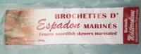 Brochettes d'espadon marinés