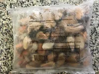 Moule du pacifique decoquillés cuite congelées