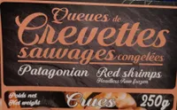Queue de crevettes sauvages