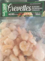 Crevettes blanchies décortiquées congelées