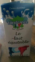 Le Lait Équitable Demi-écrémé