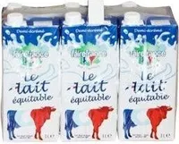 Lait demi-écrémé stérilisé UHT - équitable