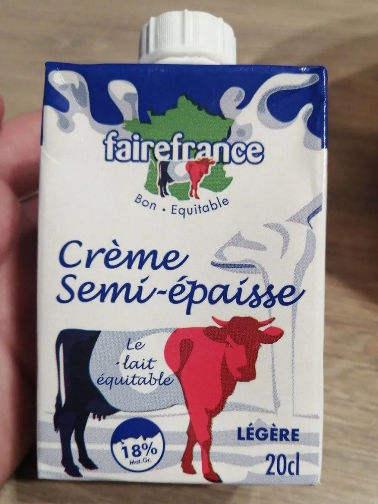 Crème semi épaisse fairefrance