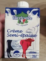 Crème semi épaisse fairefrance