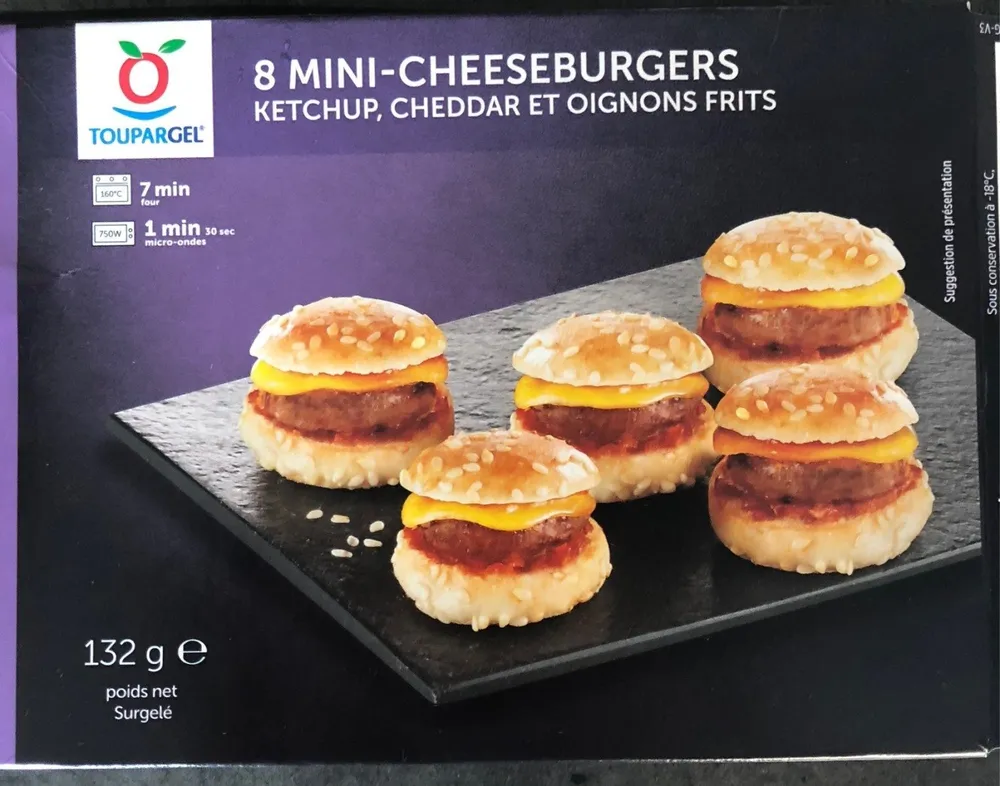8 mini-cheeseburgers