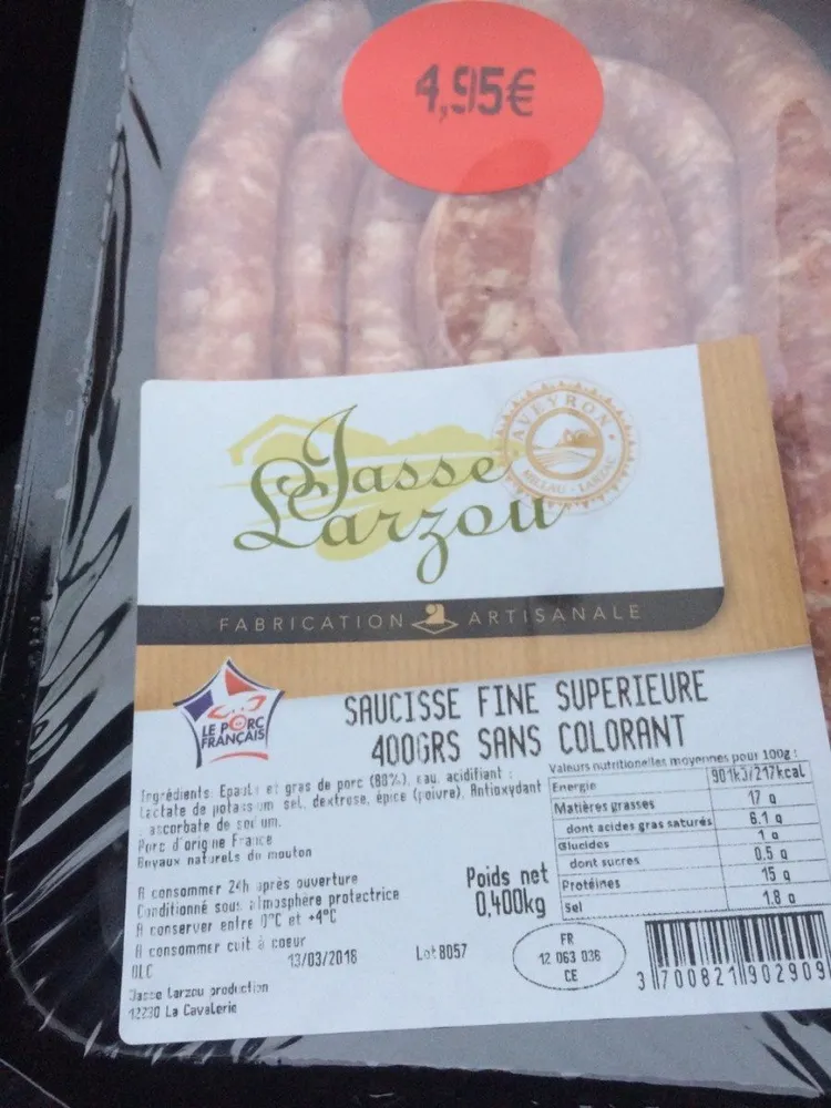 Saucisse fine