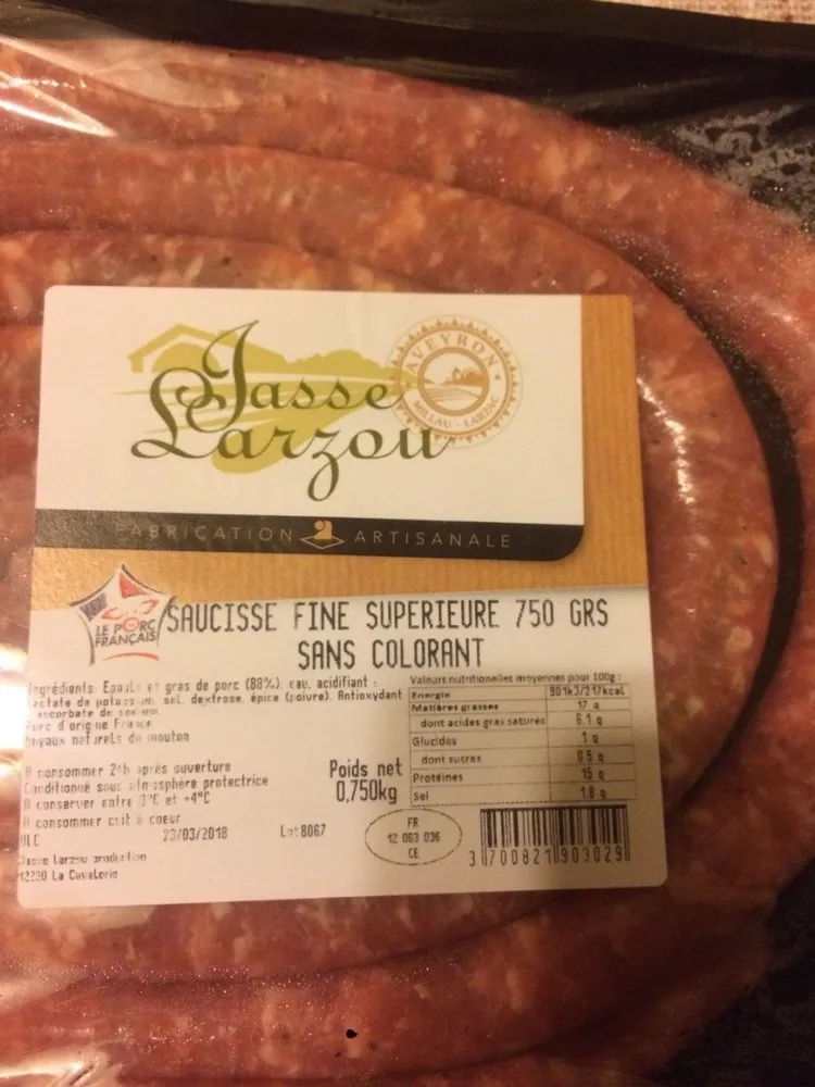 Saucisse fine superieure