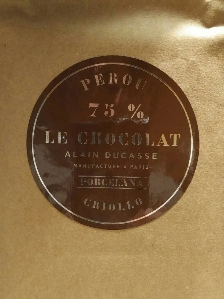 Le chocolat Pérou 75% porcelana