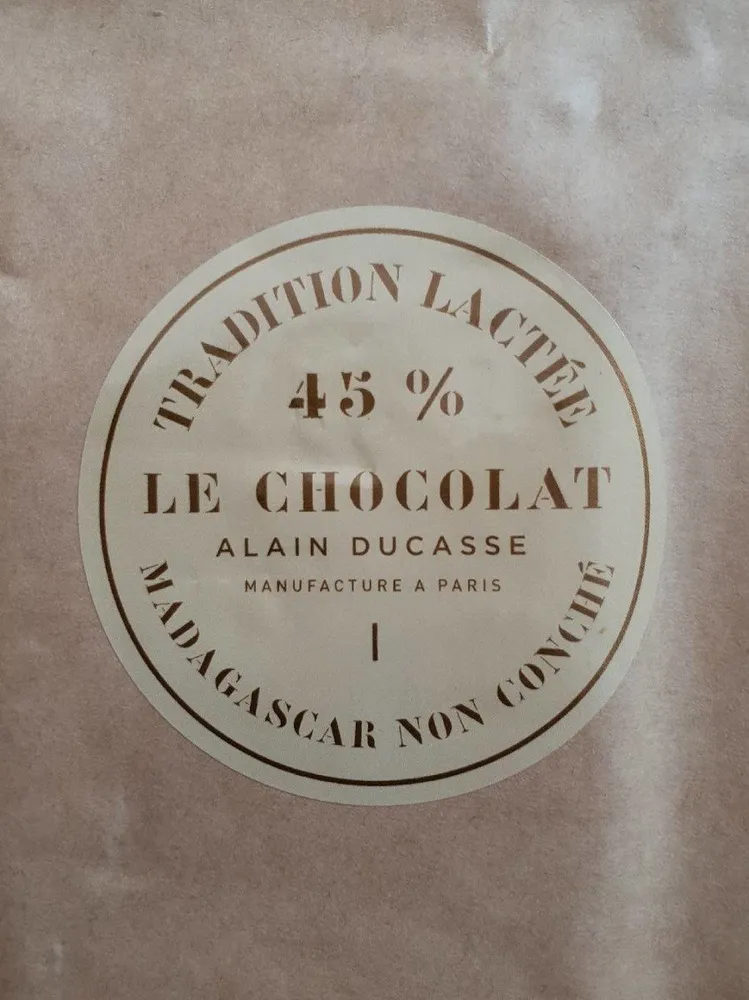 Chocolat de Madagascar non conché 45%