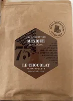 Chocolat cru d'exception 75% Mexique