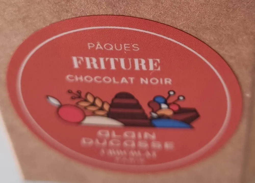 Friture chocolat noir