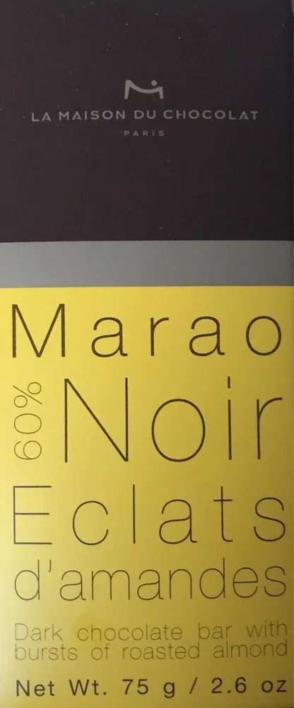 Marao Noir éclats d'amandes