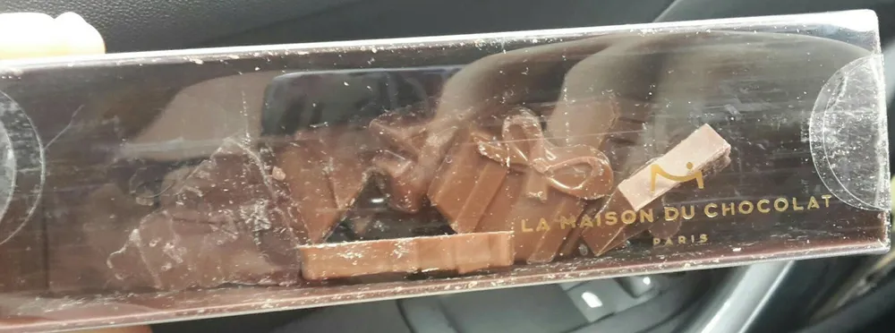 Fritures chocolat lait et noir