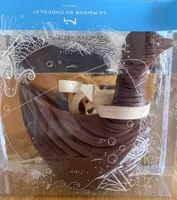 Poule chocolat noir