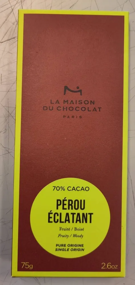 Pérou éclatant 70% cacao