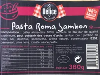 Pasta roma jambon