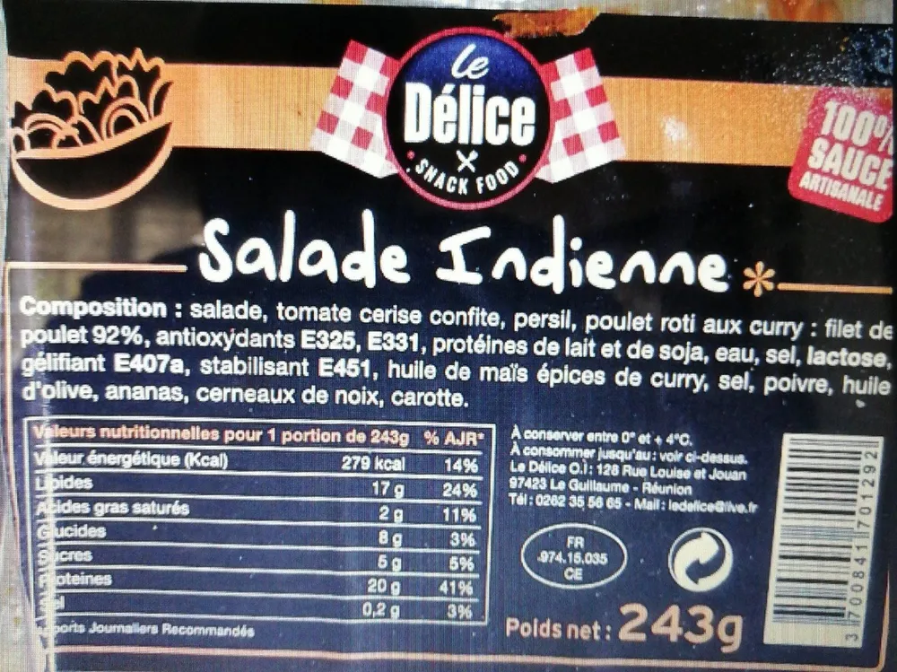 Salade Indienne