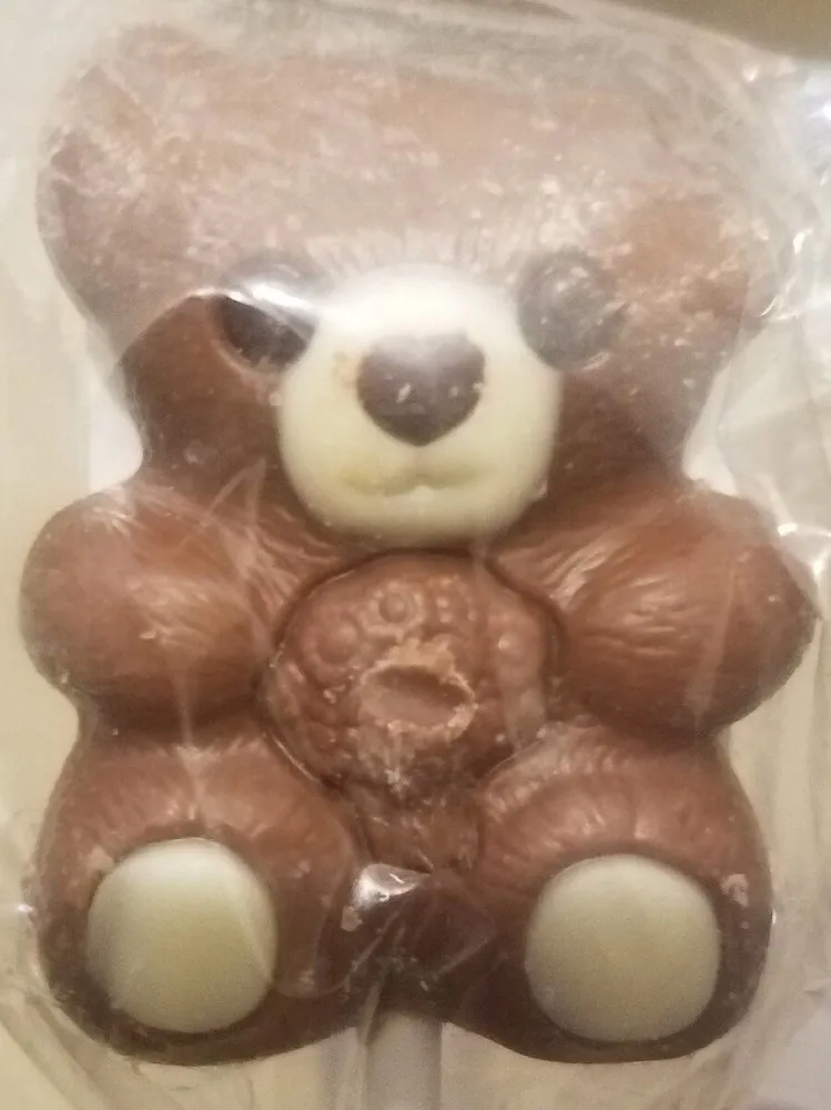 Ourson au chocolat sucette