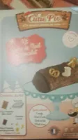 Lit bûche de noël  au chocolat
