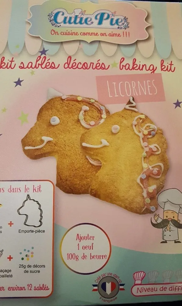 Kit sablés décorés- Baking kit