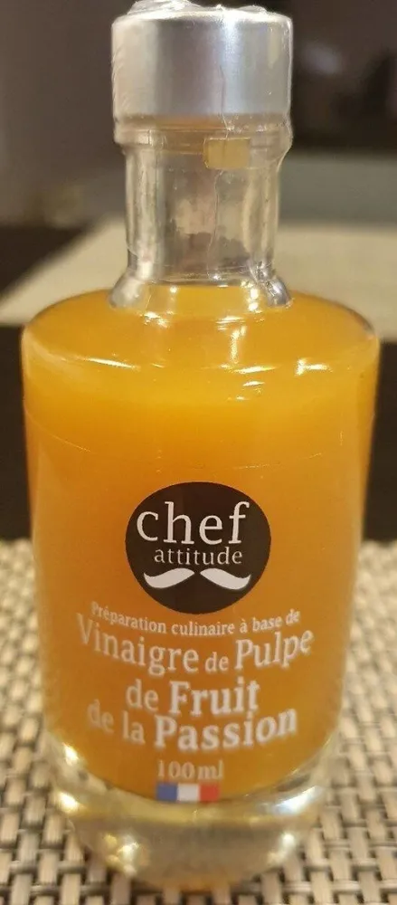 Vinaigre de pulpe de fruit de la passion