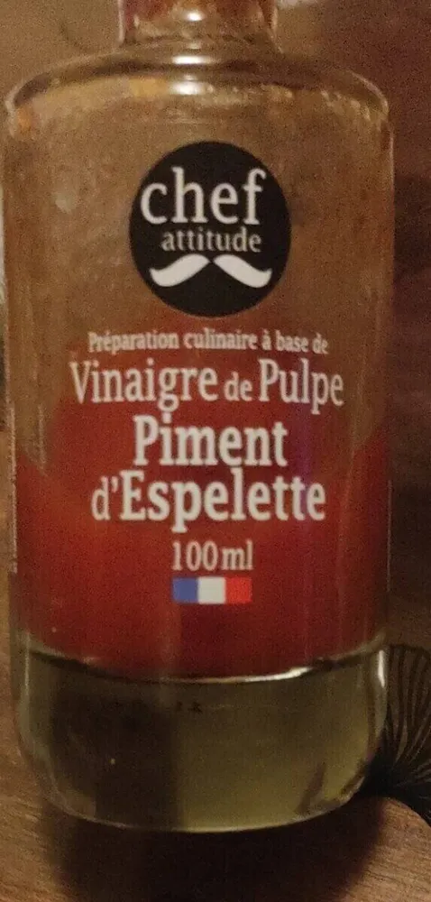 Vinaigre de pulpe piment d'Espelette