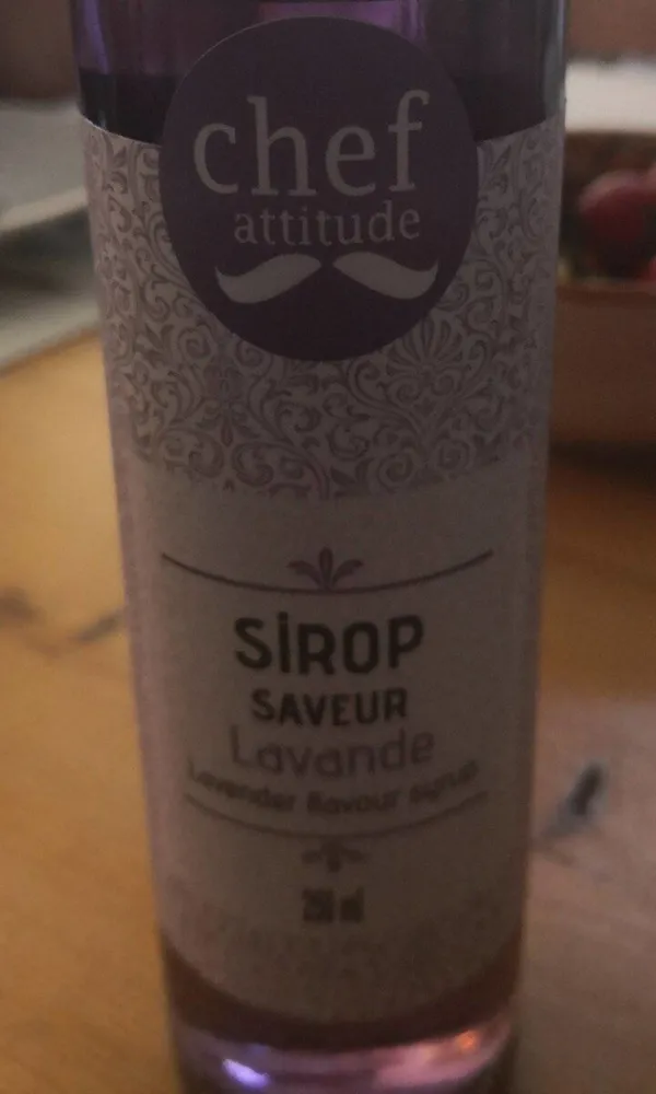 Sirop saveur lavande