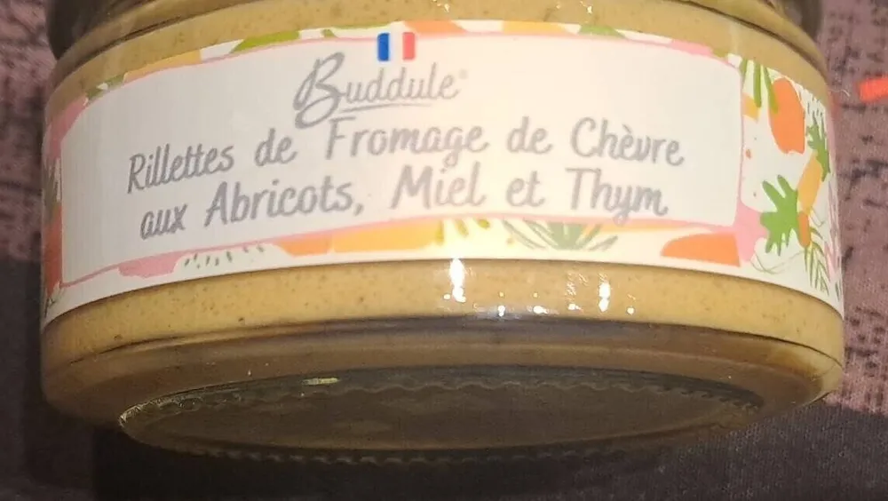 Rillettes de fromage de chèvre aux abricots, miel et thym