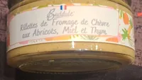 Rillettes de fromage de chèvre aux abricots, miel et thym