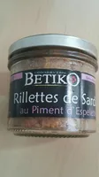 Rillettes de sardines au piment d'Espelette
