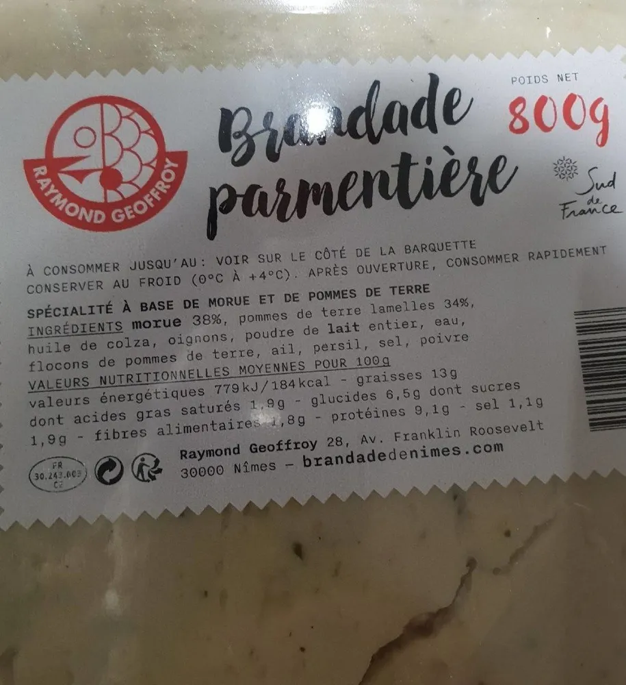 Brandade parmentière