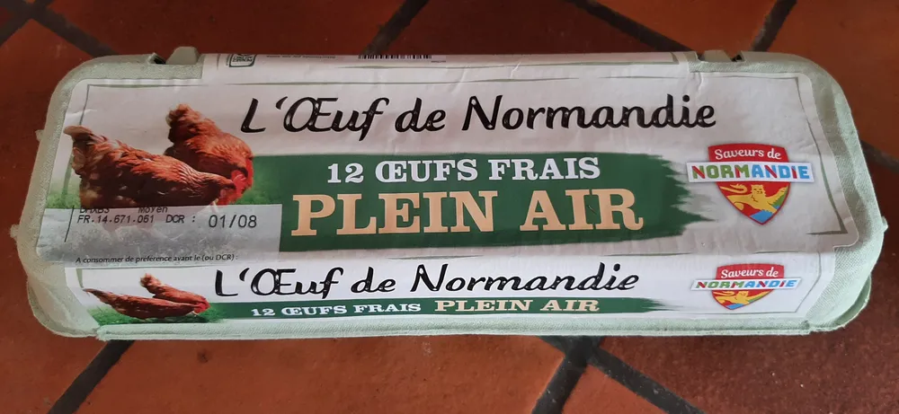Oeufs de Normandie plein air