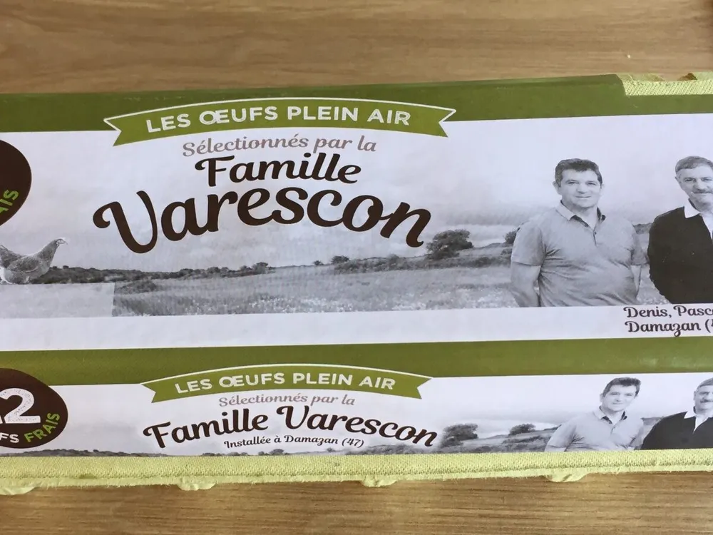 Oeufs plein air Sélectionnés par la famille