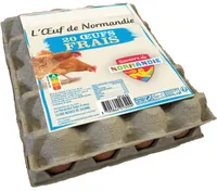 L'OEuf de Normandie 20 oeufs FRAIS