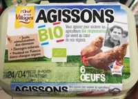 Agissons Bio - 6 oeufs