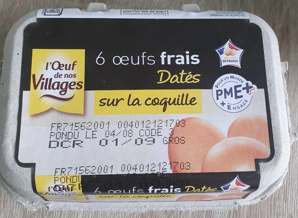 Oeufs frais