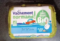 Gros œufs bio plein air normand