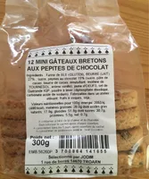 Mini gâteaux bretons aux pépites de chocolat