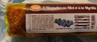 Bonnettes au miel et à la Myrtille