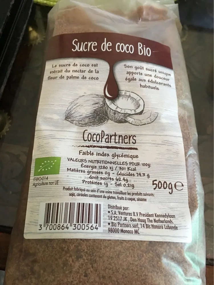Sucre de coco bio