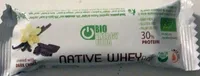 native whey bar saveur vanille