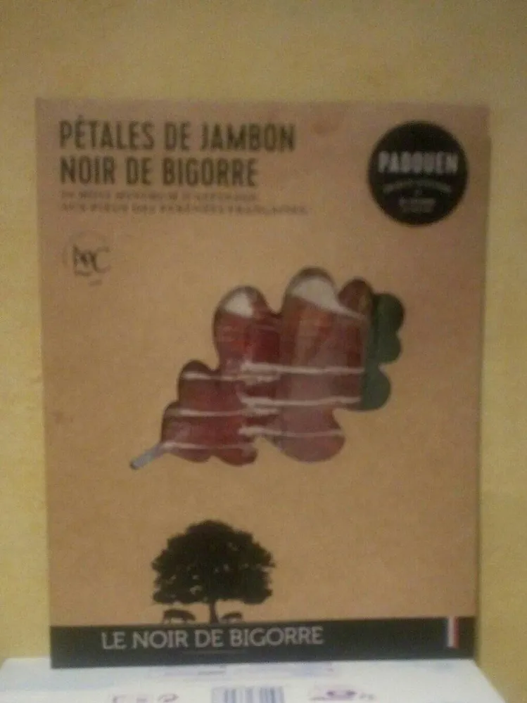 Pétales de jambon Noir de Bigorre