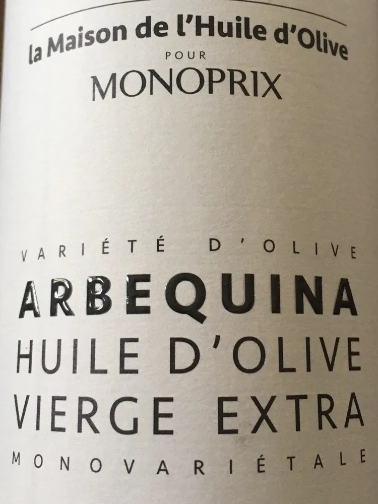 Huile d'olive Arbequina