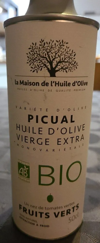 PICUAL huile d'olive vierge extra