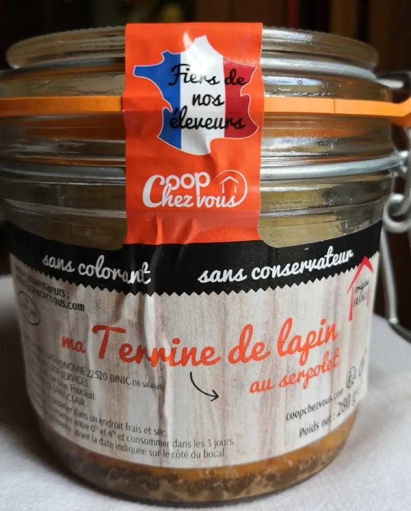 Ma Terrine de lapin au Serpolet